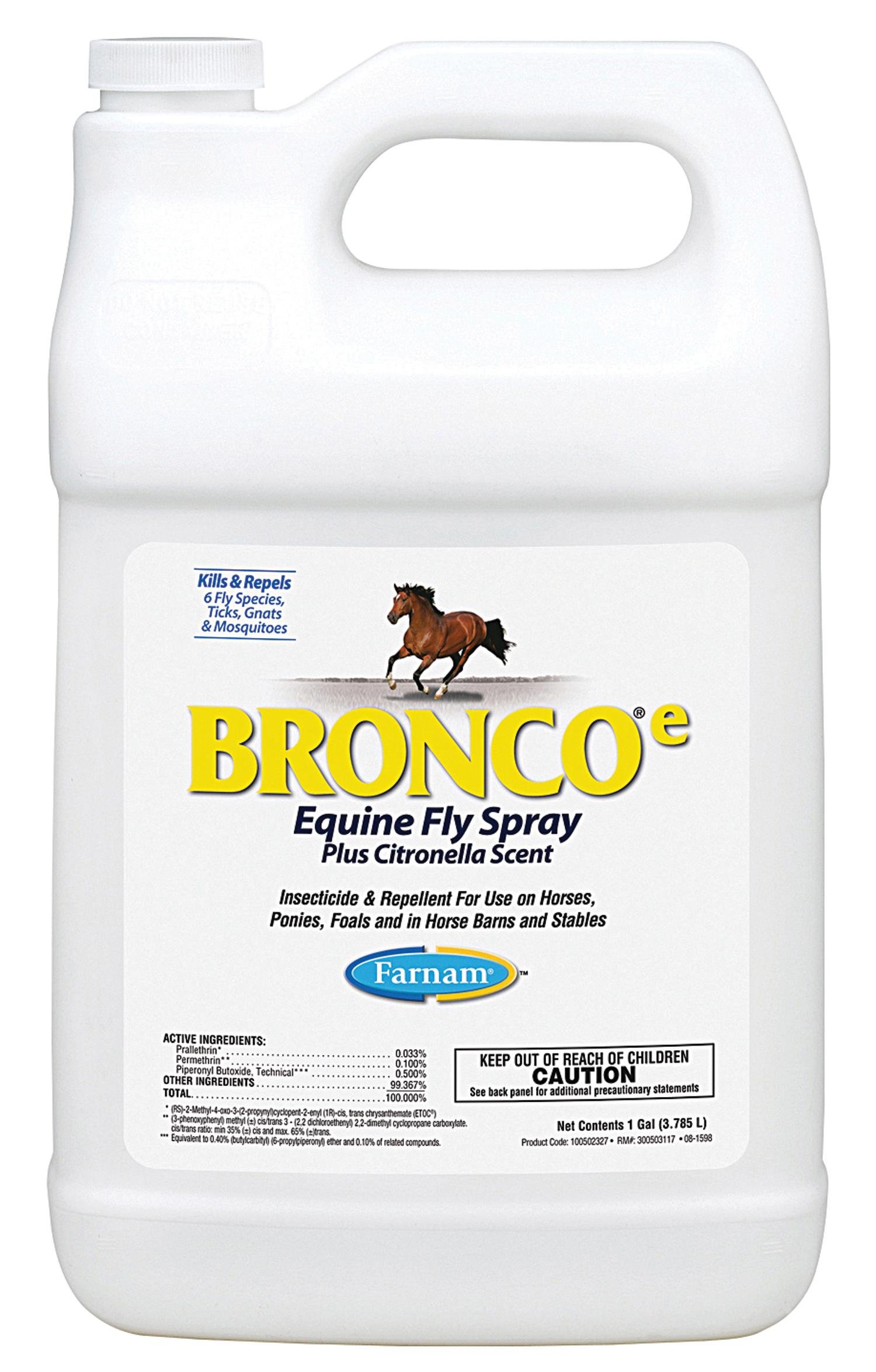 Farnam Bronco Equine Fly Spray 1 Gal Gal