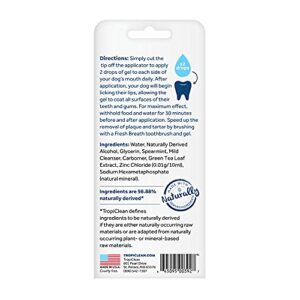 Fresh Breath Certified Wellness Collection Vet Strength Oral Care Clean Teeth Gel, 4oz - Freshens Dog Breath - Removes Plaque & Tartar - Cleans Teeth - Dog Dental Care - No Brushing Required