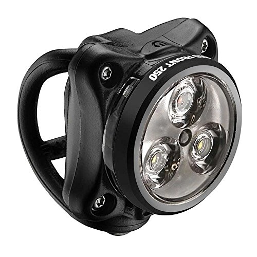 Lezyne Zecto Drive 250+ Bicycle Front Light, 250 Lumen, White Flashing LED, Road, Mountain, Gravel Bike, USB-C Rechargeable