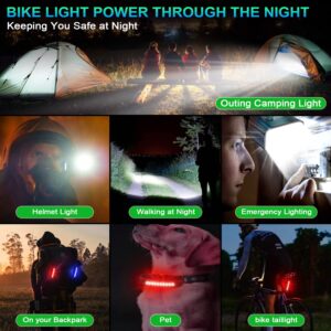 Newest Cuytgsg 9000 Lumen Super Bright Bike Lights for Night Riding,360°Rotatable Bike Headlight With LCD,3 LED Bicycle Light-10 Modes,Runtime 24+ hrs,Waterproof Rechargeable Bike Light,Free Taillight