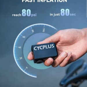 CYCPLUS Tiny Pump Bike Pump Portable Ultra-Mini 100PSI Electric Bicycle Pump Type-C Rechargeable Battery(Winner of The EUROBIKE Award 2023)