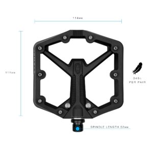 Crankbrothers MTB Pedals Stamp 1 Gen 2 Large Black