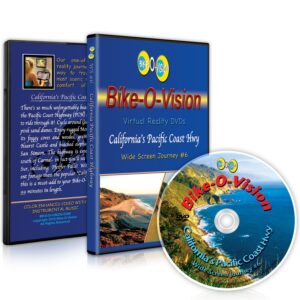 bike-o-vision - virtual cycling adventure - california pacific coast hwy - perfect for indoor cycling and treadmill workouts - cardio fitness scenery video (widescreen dvd #6)