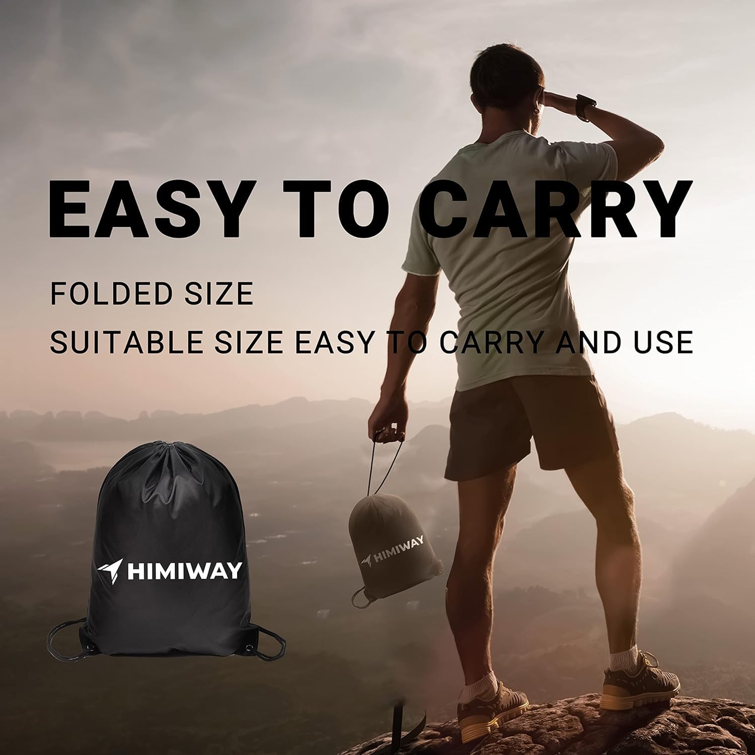 Himiway UPGRADE Bike Cover for 1 Fat Tire Bike or 2 Bikes THICKENED Bicycle Cover 600D Heavy Duty Ripstop Material Bike Rain Cover IP65 Waterproof Outdoor Storage Anti Dust Rain Snow UV for All Bikes