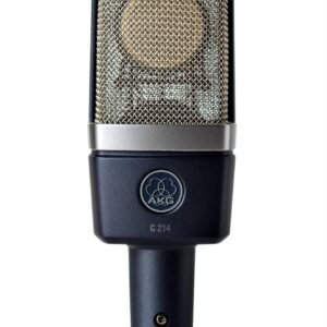 AKG Pro Audio C214 Professional Large-Diaphragm Condenser Microphone, Grey