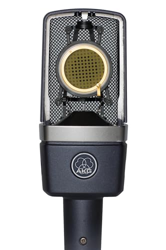 AKG Pro Audio C214 Professional Large-Diaphragm Condenser Microphone, Grey