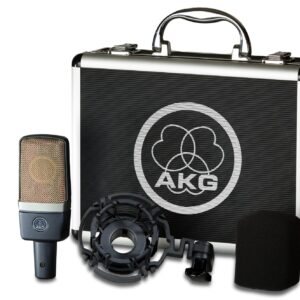 AKG Pro Audio C214 Professional Large-Diaphragm Condenser Microphone, Grey