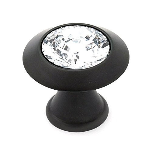 Alno C214-BRZ Traditional Crystal Knobs, 1-1/4", Bronze