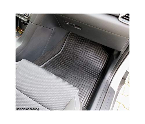 Black Rubber Car Floor Mats VD569 All Weather Odorless Car Floor Mat Liners 4-Piece Set Car Accessories Compatible with Ford Focus C-Max C-Max Type C214 2004 2005 2006 2007 2008 2009 2010