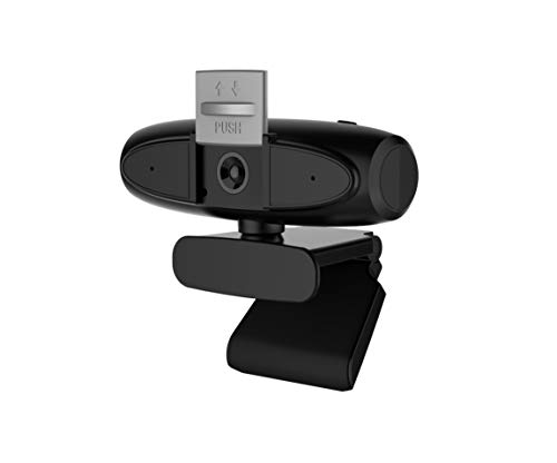 easyday 2K Webcam with Microphone, Streaming Computer HD 2560x1440 / 2160P 1080P Web Camera with Privacy Cover, 4MP USB PC Webcam for Video Calling Recording Conferencing