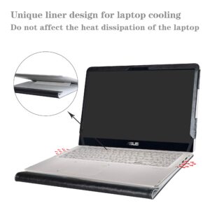 Alapmk Protective Case Cover for 15.6" Asus Q525UA Q505UA Q535UD & ZenBook Flip 15 UX561UD UX561UN & VivoBook Flip 15 TP510UA TP510UQ Laptop(Warning:Not fit Asus Q534UX Q504UA Q524UQ),Black