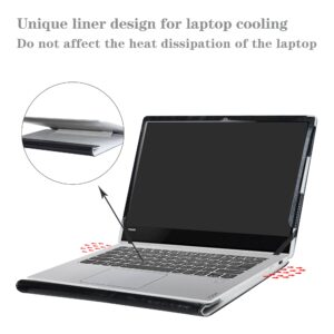 Alapmk Protective Case for 13.9" Lenovo Chromebook 3 14/Yoga 920 920-13ikb/Yoga 910 910-13ikb & ASUS Zenbook Pro Dou 14 OLED UX482/ASUS Chromebook CX9 CX9400CEA(Not fit Yoga 930/Yoga 900),Black