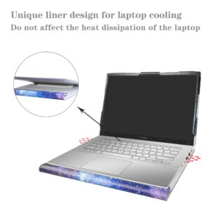 Alapmk Protective Case for Asus ZenBook UX431FA/VivoBook X420UA/Vivobook S14 S432FA,for Lenovo IdeaPad 5 14IIL05 14ARE05 14ITL05,for Dell Latitude 7410 Chromebook/Latitude 5420 14" Laptop,Galaxy