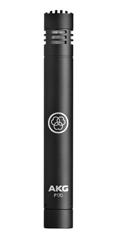 AKG Pro Audio Instrument Condenser Microphone, XLR, Black (P170)