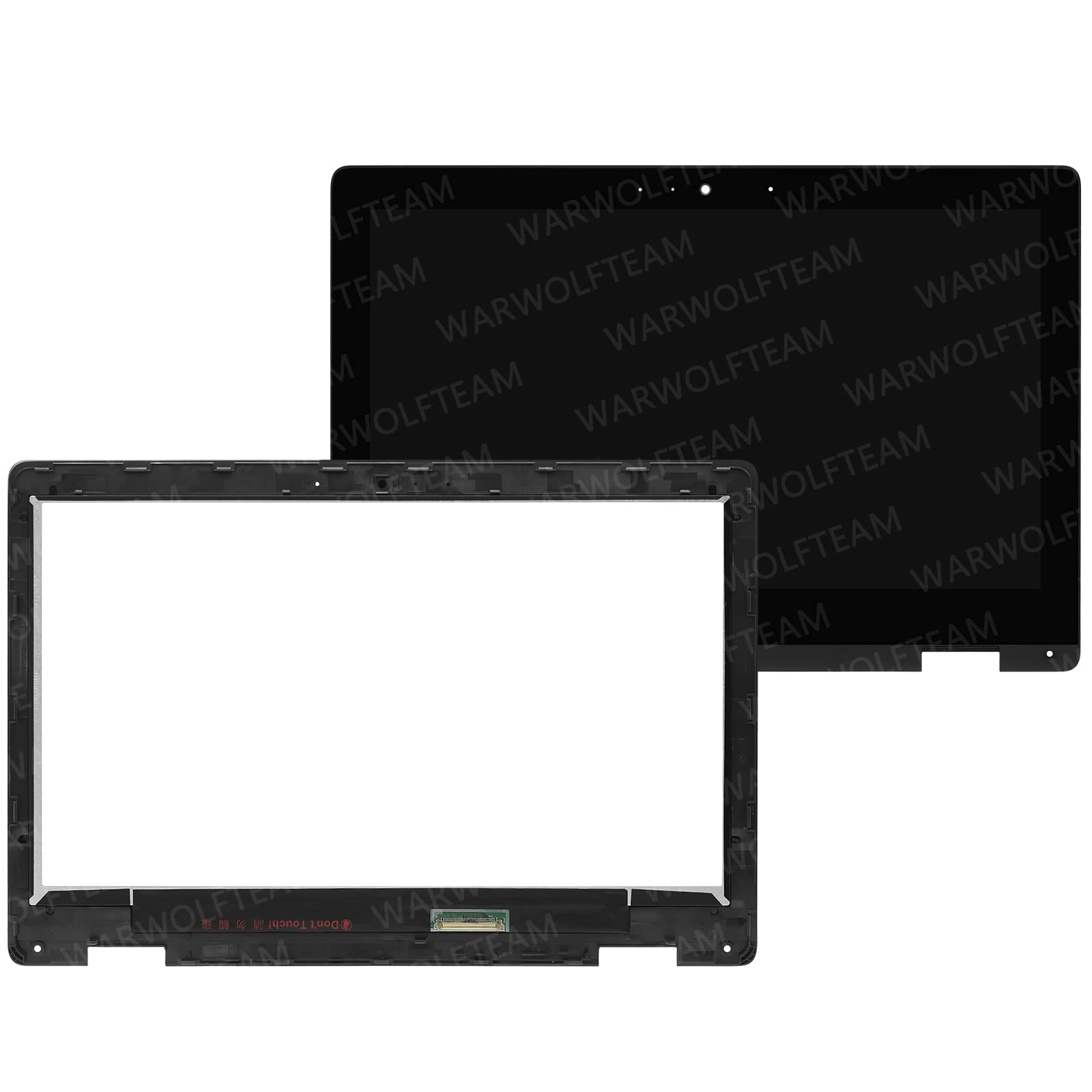 WARWOLFTEAM 11.6inch LCD LED HD 40Pins IPS Touch Screen Digitizer Replacement Display Bezel Assembly Compatible with Asus Chromebook Flip C214 C214M C214MA C214MA-YS02 P/N: 90NX0291-R20010