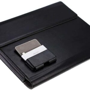 Broonel Black Leather Folio Case - Compatible with ASUS Chromebook Flip C214 11.6"