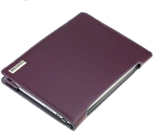 Broonel - Profile Series - Purple Leather Laptop Case Compatible with ASUS Chromebook Flip C214 11.6"