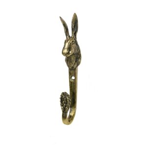 Rabbit Wall Hook, Strong Brass Bathroom Towel Hook, Nursery Hook, Kitchen Wall Hook, Backpack Hook.