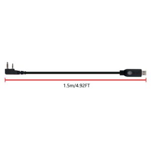 DSD TECH SH-UK01 Programming Cable with FTDI Chip for Baofeng UV-5R BF-F8HP UV-82HP BF-888S