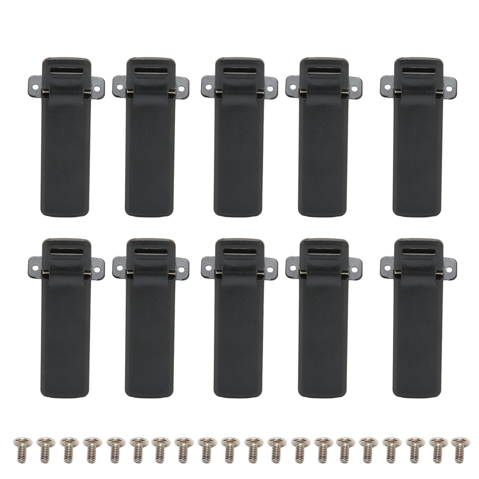 Radio Belt Clip, 10PCS Radio Belt Clip Replacement Walkie Talkie Belt Clip for Baofeng UV-5R UV-5RA UV-5RB UV-5RC UV-5RD UV-5RE