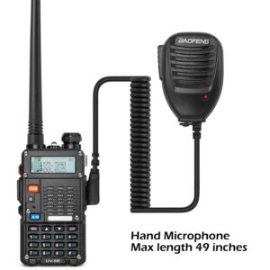 BaoFeng UV-5R 8-Watt (3rd Gen) Handheld Ham Radio with 2 Rechargeable Battery, Dual-Band 2-Way Radio Handheld Walkie Talkies Complete Set with Earpiece and Programming Cable (Pack 1)