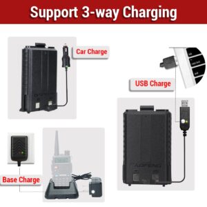 BAOFENG Original UV-5R BL-5 1800mAh Battery Rechargeable Support USB Direct Charge UV-5R,BF-F8HP,UV-5X3,UV-5R Plus,UV-5RE Radios