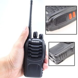 BaoFeng Twin Pack BF-888S UHF FM Transceiver High Illumination Flashlight Walkie Talkie Two-Way Radio