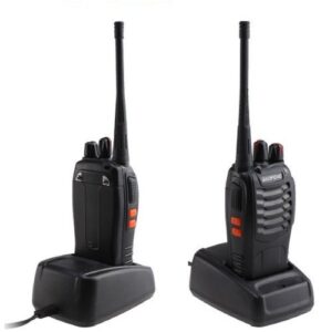 BaoFeng Twin Pack BF-888S UHF FM Transceiver High Illumination Flashlight Walkie Talkie Two-Way Radio