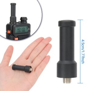 BaoFeng Antenna Stubby Antenna UHF 400-470MHz Two Way Radio Antenna Replacement Walkie Talkie Mini Antenna 1.77inch SMA Female for Kenwood Wouxun Baofeng BF-F8HP UV-5R UV-82 BF-888S(2 Pack)