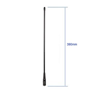 Bingfu Dual Band VHF UHF 136-174MHz 400-470MHz Ham Radio Antenna Two Way Radio Antenna Walkie Talkie Flexible Whip Antenna SMA Female for Kenwood Wouxun Baofeng Radios BF-F8HP UV-5R UV-82 BF-888S