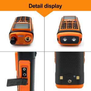 Baofeng Two Way Radio UV-17L Upgrade of UV-17R/UV17R New 5W Tri Band Handheld Radio with Type C Charging Cable and 1.77-inch Screen 999 Channels Walkie Talkies with Earpiece for Adults NO GPS