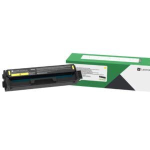 Lexmark, LEXC3210Y0, C3210Y0 Yellow Return Program Print Cartridge, 1 Each, smaill