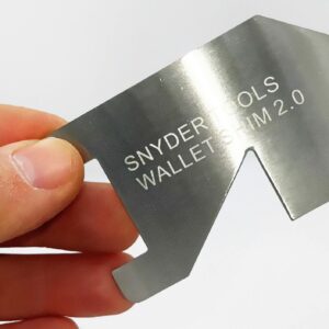 Wallet Shim - Credit Card Size Tool | Cool Gadgets for Men and Women: Stainless Steel Wallet Card