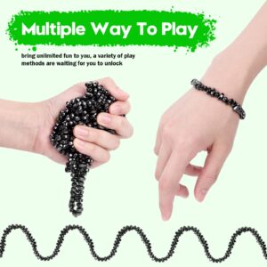 Magnetic Balls, Adult Fidget Toys, Crags Ferrite Putty Stones, Magnetic Fidget Toy, Mini Magnetic Balls, Magnetic Beads Cool Desk Gadgets, Metal Putty Fidget Magnets Gift for Adults (Black, 1000 PCS)