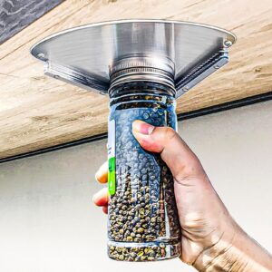 GOLDTREE Latest Stainless Steel Jar Openers for Seniors, Under Cabinet Jar Opener Tool for Weak Hands, Under Counter Jar Lid Cap Opener, Easy Grip