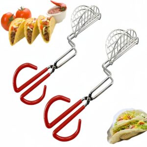 2 sets Taco Maker Press Fried Taco Shells Mold Crisp Deep Fryer Kitchen Tools Gadgets