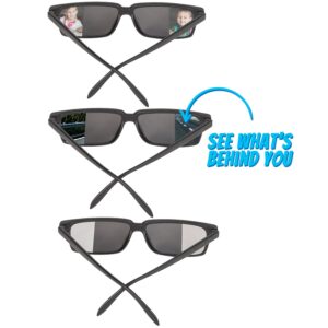 Spy Glasses for Kids in Bulk - (Pack of 3) Spy Sunglasses w/Rear View to See Behind You, for Fun Party Favors, Spy Gear Detective Gadgets Gift for Boys & Girls