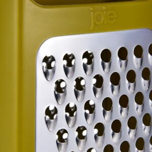 Joie Tower Grater, Double Sided, Stainless Steel, Dishwasher Safe, BPA Free, Kitchen Tool, 1 Count