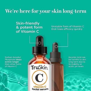 TruSkin Face Serum Trio – Hyaluronic Acid, Vitamin C & Retinol Serum for Face – Anti Aging Skin Care Set for Women – Skin Care for Bright, Smooth, Firm & Hydrated Skin, 1 fl oz, 3 Bottles