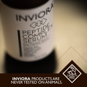 Inviora Advanced Peptide Complex Serum - Skin Firming Collagen Face Serum For Women, Anti-aging The Best One Serum For Face With Lactic Acid, Peptides, Hyaluronic Acid, Witch Hazel, Jojoba - 1 Oz…