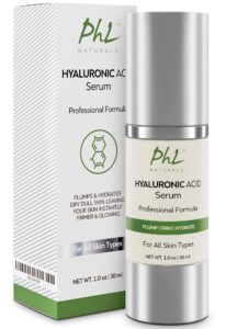 hyaluronic acid serum for face - pure anti-aging serum with vitamin c and e- intense hydration booster non-greasy, paraben-free, best hyaluronic acid for your skin - 1 fl oz