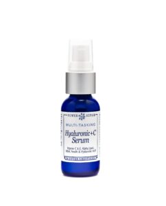 peak scents power repair hyaluronic + c serum - natural herbal skin care serum w/hyaluronic acid and vitamin c & e for face - anti aging facial serum for hydration & skin tightening (1 oz)