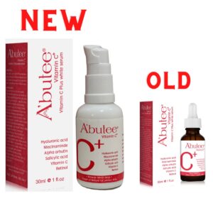 ARBUTEE | Vitamin C Anti Aging plus Brightening Serum -Hyaluronic Acid, Niacinamide, Alpha Arbutin, Salicylic Acid, Vitamin E and Retinol for Men Woman