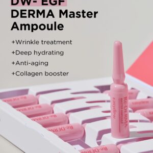 Easydew Re-DERMA Master Ampoule Award-Winning Anti Aging EGF Serum for Face/Neck/Eyes-14 Vials…