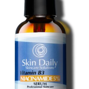 SkinDaily Niacinamide Serum for Face -1oz- Vitamin B3 Pore Minimizer Dermatologist Recommend Concentration - Targets Aging Skin, Wrinkles, Dark Spots - Superior Moisturizer and Skin Brightening