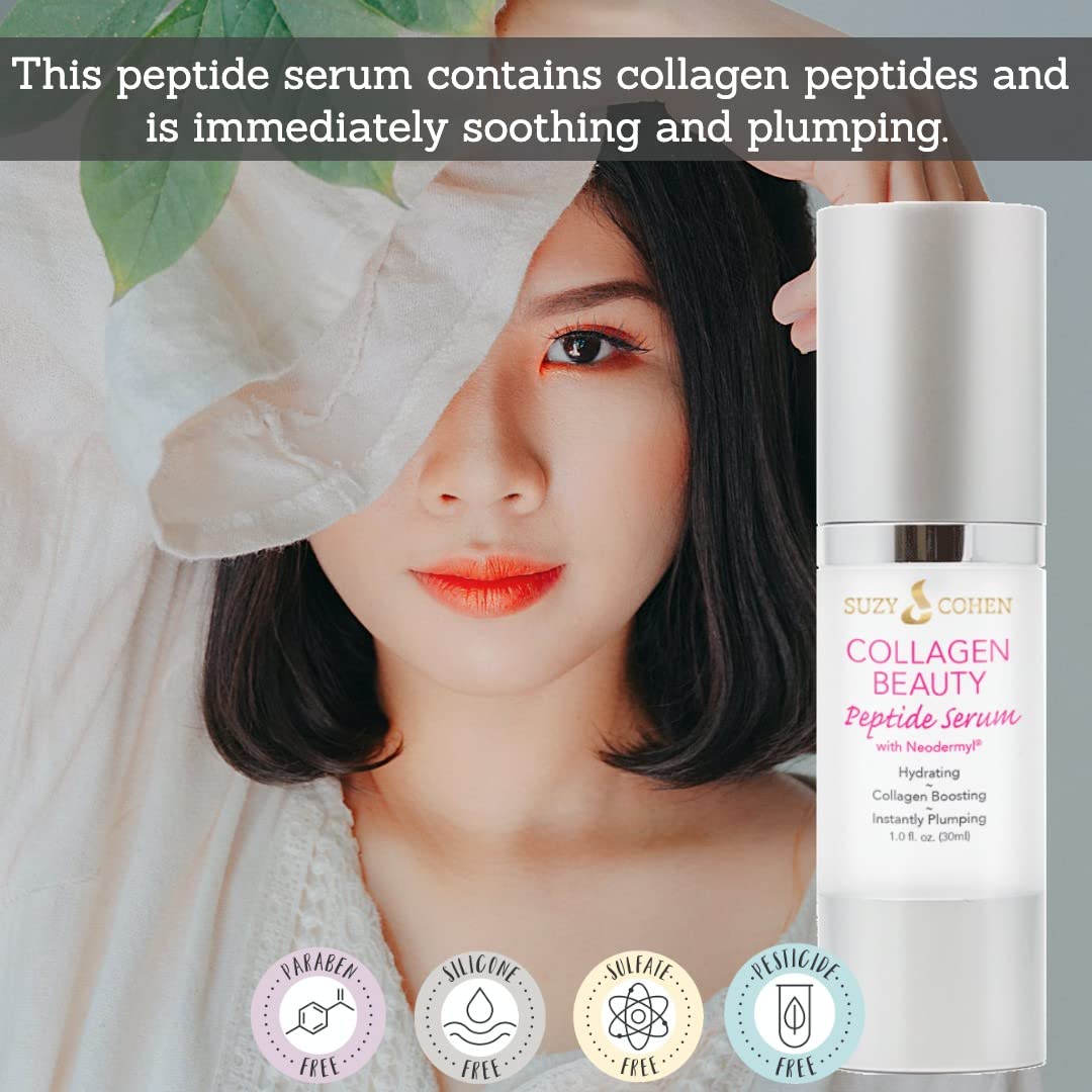 Collagen Beauty Peptide Serum 30ml Anti-aging with Neodermyl and Tripeptide Collagen Boosters and Hydrating Cream