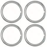 IWC Set of 4 Polished Stainless Steel 14" 1.75 inch Beauty Trim Rings 1514S