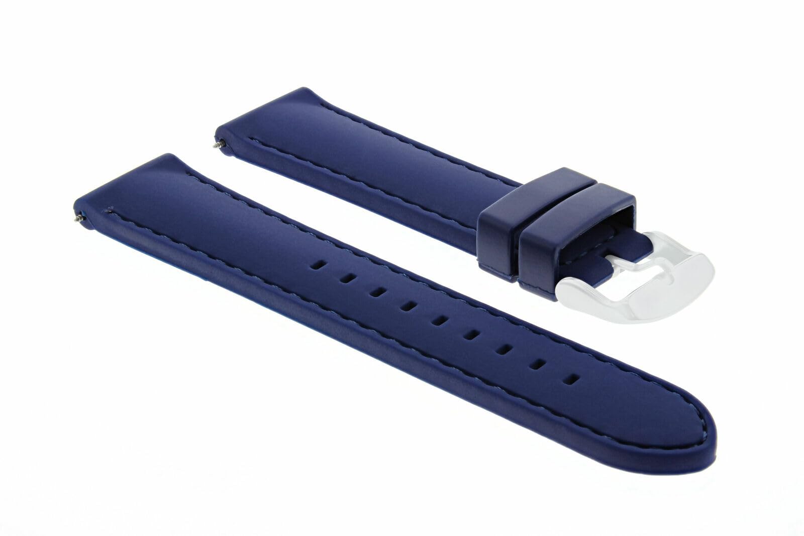 Ewatchparts 20MM RUBBER DIVER WATCH STRAP BAND FOR IWC PILOT PORTUGESE TOP GUN WATCH BLUE