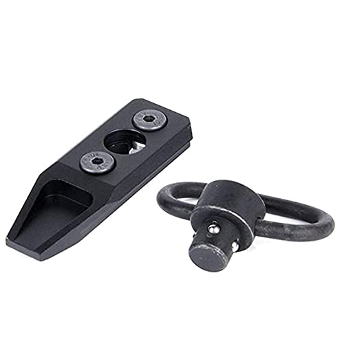 Alloy Black Tactical M Lok Modular Direct Attachment M-lok Quick Detach QD Sling Swivel Mount Kit-Push Button