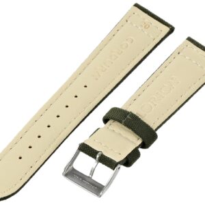 Hadley-Roma MS-850 20mm Olive Green 'Cordura Men's Genuine Watch Band